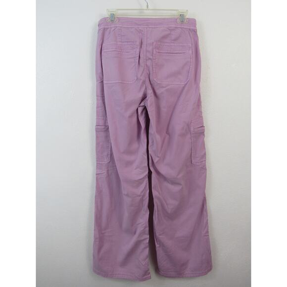 American Eagle Dreamy Drape Stretch Super High-Waisted Baggy Wide-Leg Cargo Pant - Picture 6 of 8